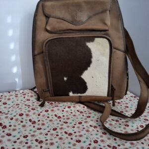 STS Ranchwear Tan and Brown Backpack